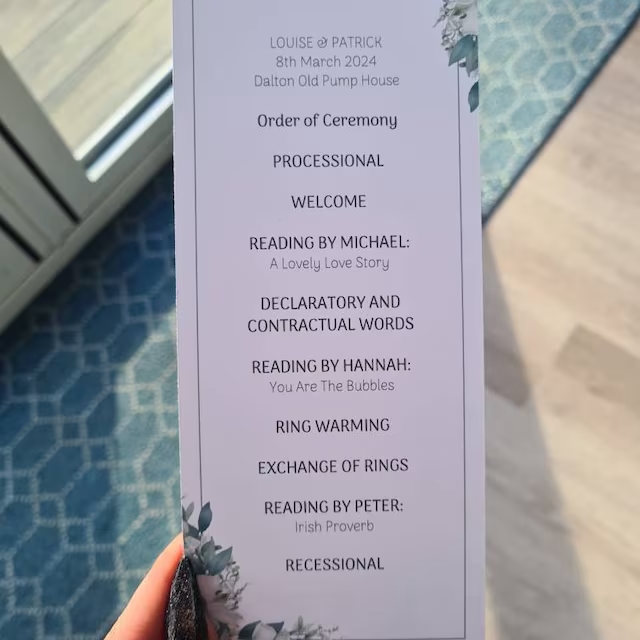 Wedding Review: Louise